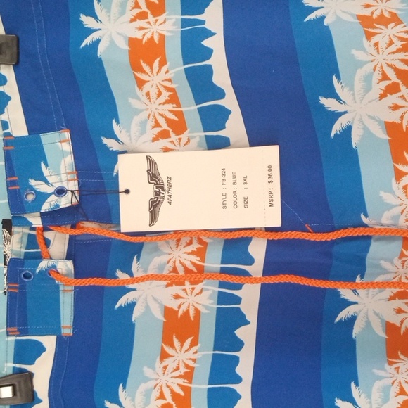 4Fatherz men swim shorts size 3xl - Picture 2 of 4